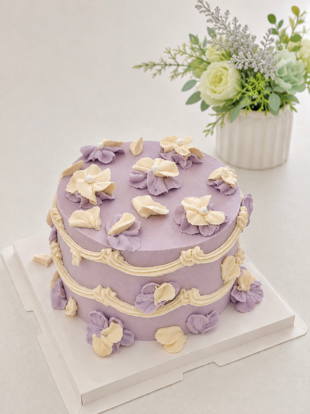 Pure Taro Cake 奶香芋泥蛋糕